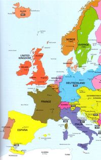 Noord - West - Zuid - Europa